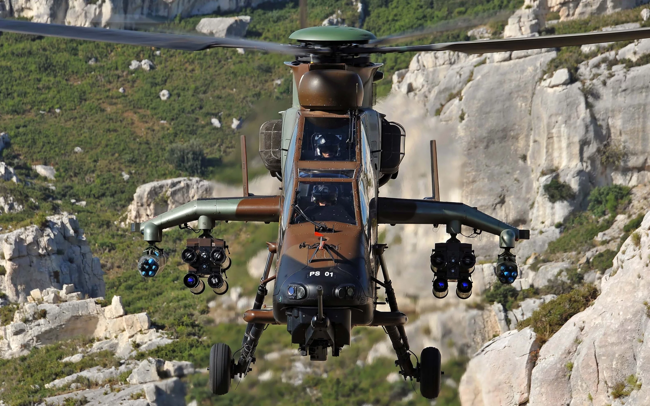 ударный, современный, eurocopter, вертолет, ec 665 tiger, Авиация