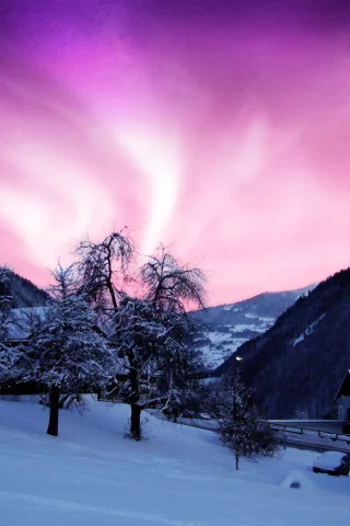 cool, ночь, Северное сияние, northern lights, alaska, aurora