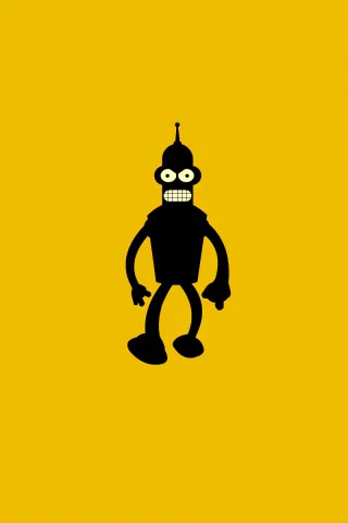 Футурама, темный, bender bending rodriguez, робот, бендер, futurama