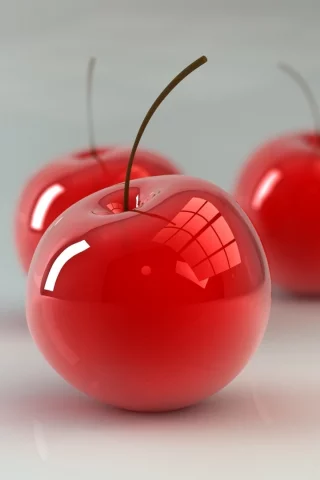 вишни, 3д