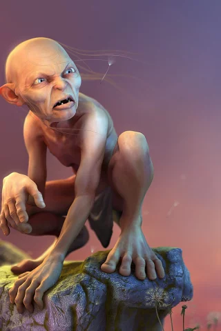 властелин колец, горлум, gollum, Арт, рендер, the lord of the rings