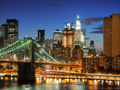 бруклинский мост, New york city, usa, brooklyn bridge, нью-йорк, nyc