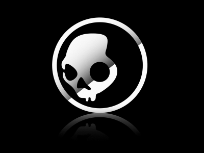 череп, лого, minimalism, Минимализм, black, skullcandy