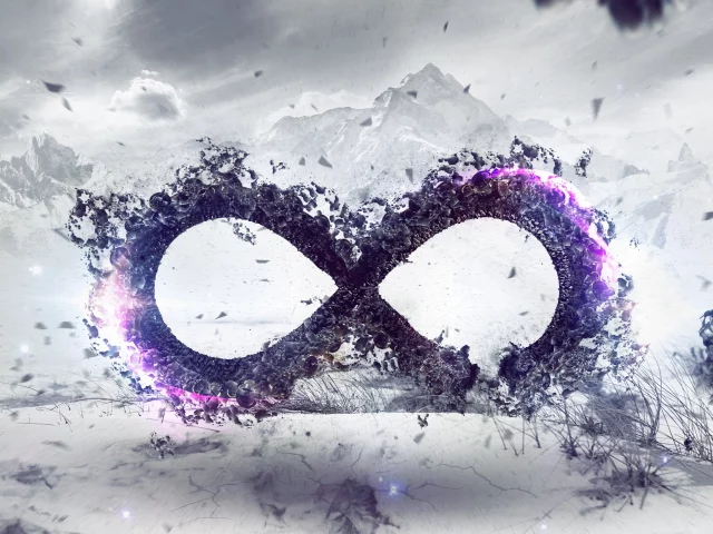 infinity, Символ, бесконечность, горы, ветер, знак