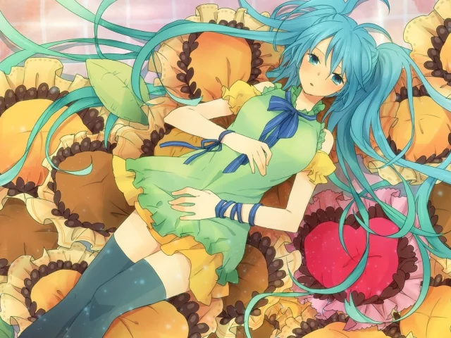 девушка, Арт, вокалоид, vocaloid, itonoko, хатсуне мику, hatsune miku