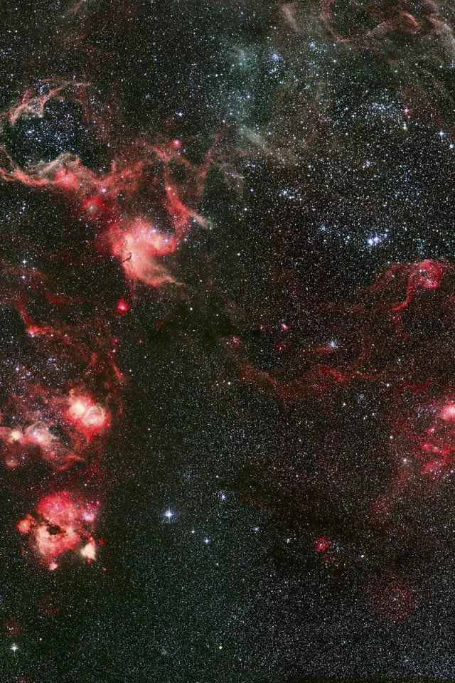 туманность, тарантул, созвездие, Ngc 2070, золотая рыба