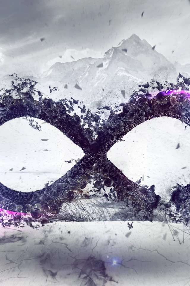 infinity, Символ, бесконечность, горы, ветер, знак