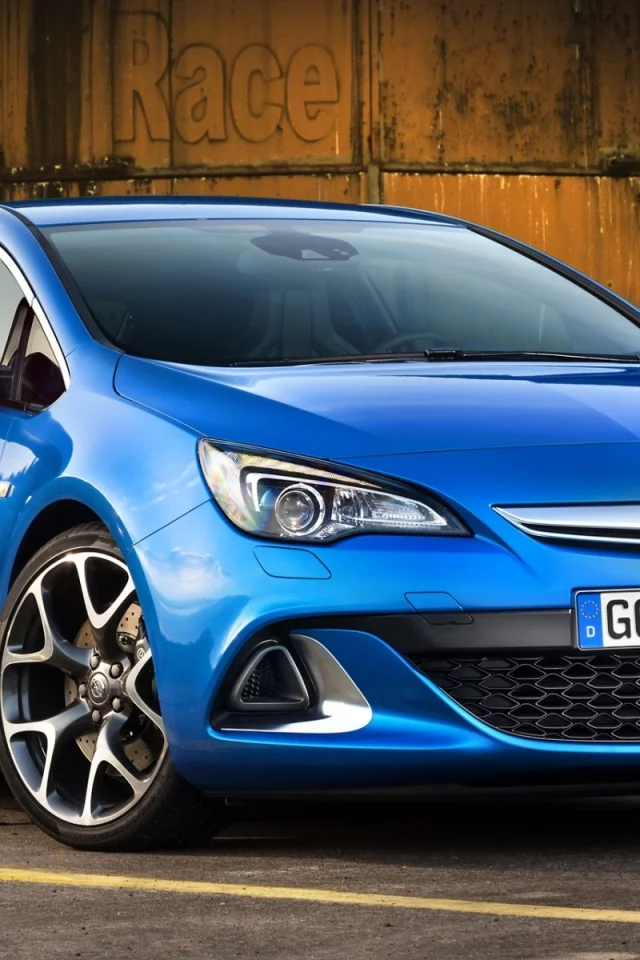 опс, Opel, opc, астра, опель, передок, синий, astra, хетчбек