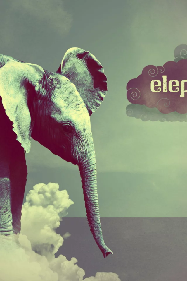 elephant, Слон, туча, стиль