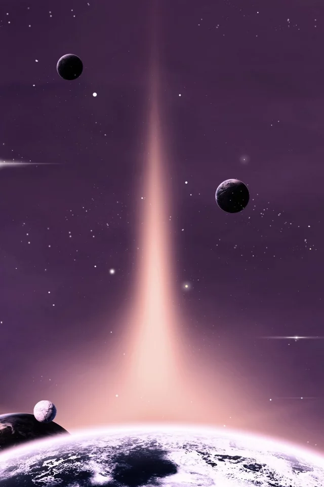 сияние, Space, космос, stars, планеты, арт