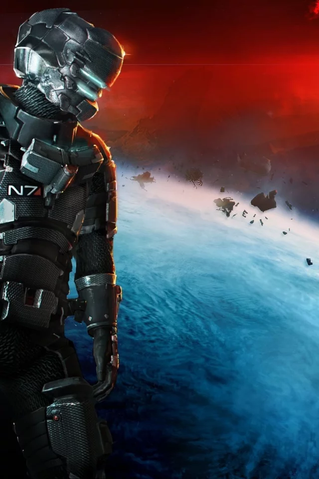 n7 armor, dlc, isaac clarke, Dead space 3, айзек кларк, броня n7, mass effect 3
