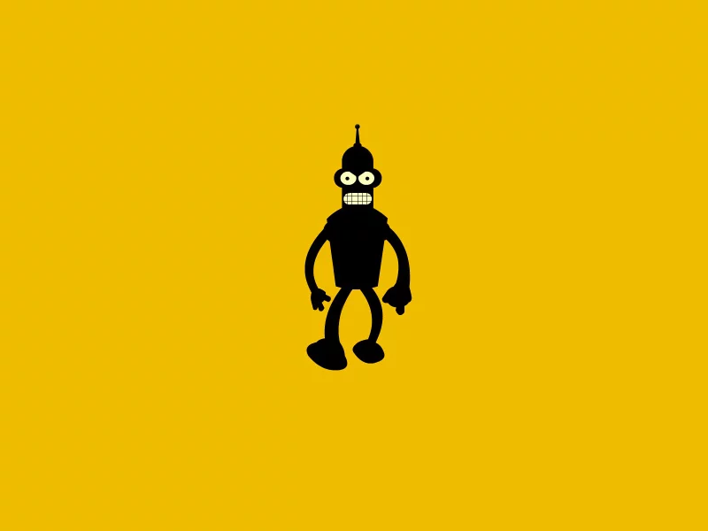 Футурама, темный, bender bending rodriguez, робот, бендер, futurama