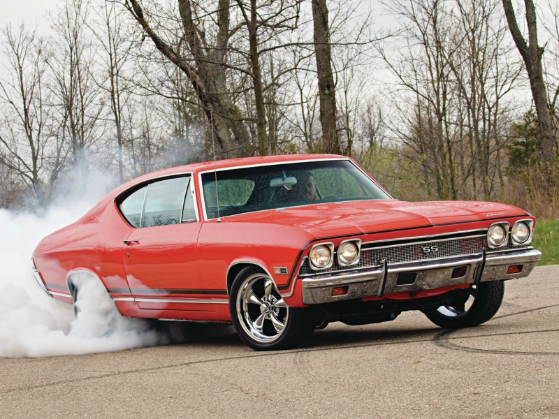 car, wallpapers, ss, muscle, chevrolet, chevelle, 1968, обои