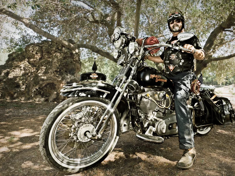 Мотоцикл, harley-davidson, байкер, стиль
