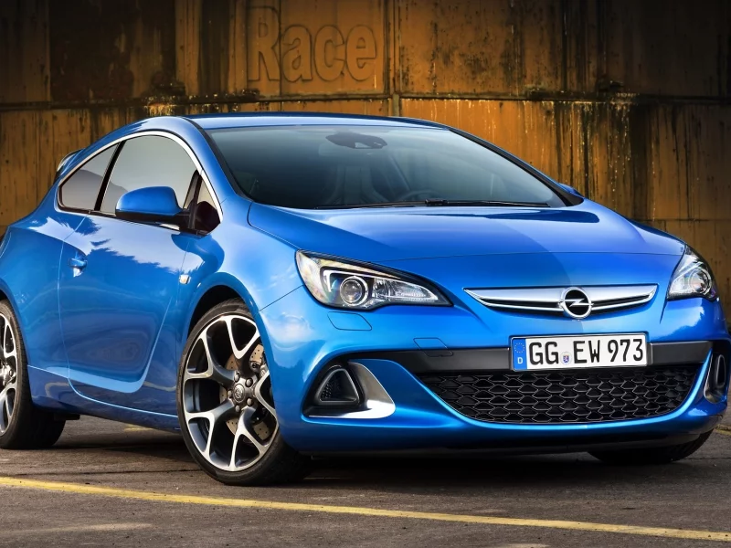 опс, Opel, opc, астра, опель, передок, синий, astra, хетчбек