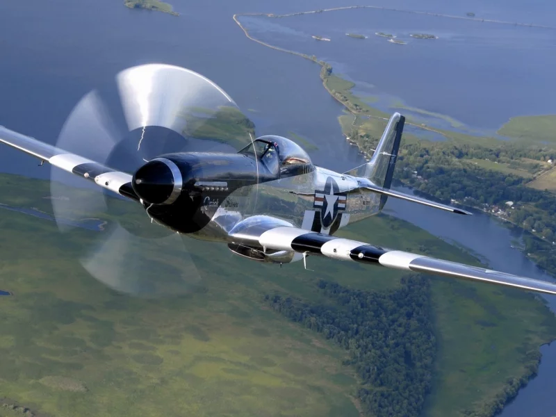 North american p-51, одноместный, американский, mustang