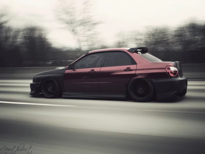 Subaru, impreza, stance