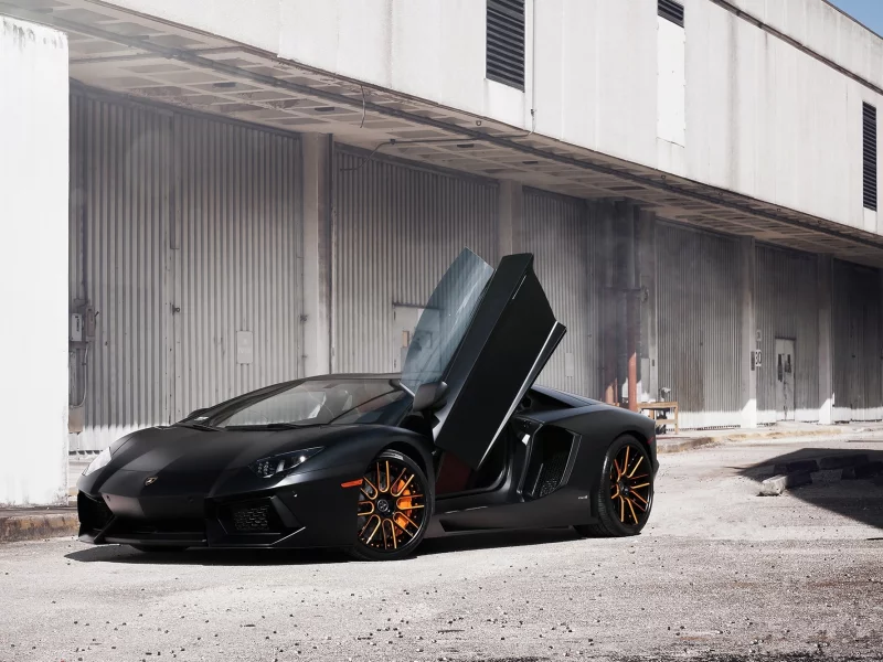 авентадор, lp700-4, aventador, Lamborghini, чёрный, black, ламборгини