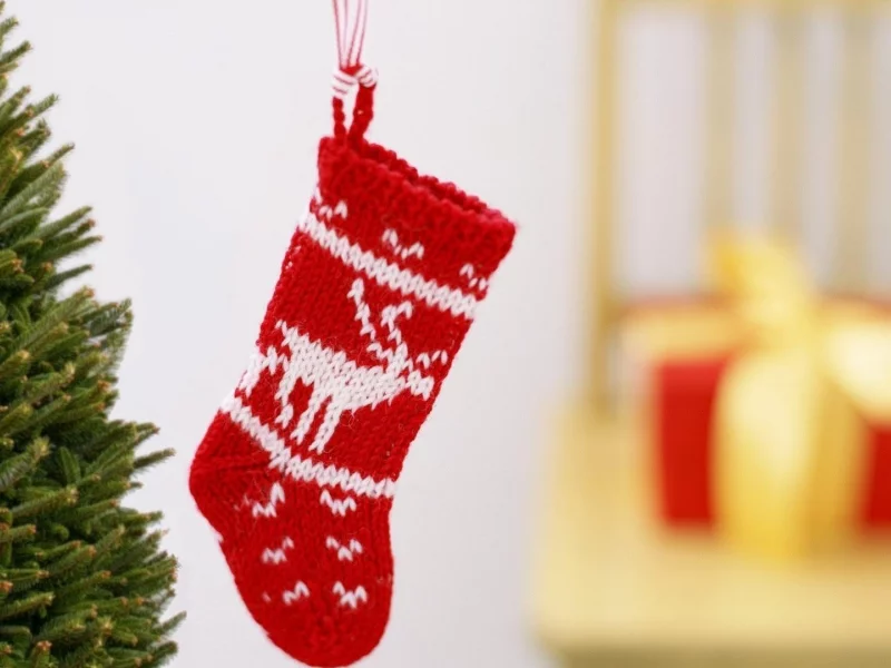 Christmas, подарок, носок, новый год, рождество, елка, new year