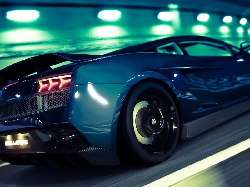 Car, Sports, Speed, Fast, Blue Color