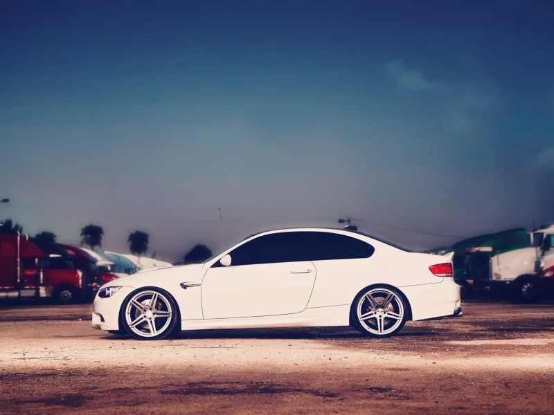стоянка, white, Bmw, m3, e92, грузовики, белая