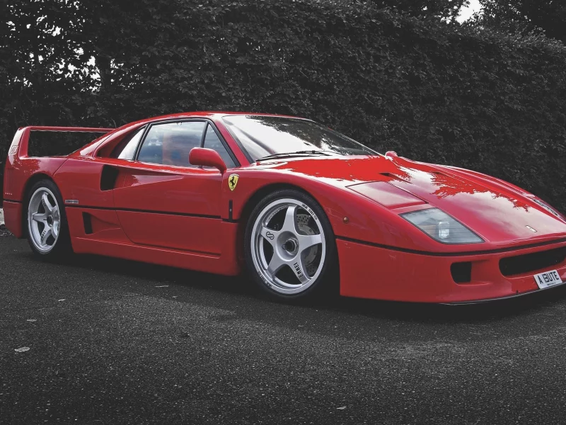 машина, f40, Ferrari, f 40, автомобиль, красный