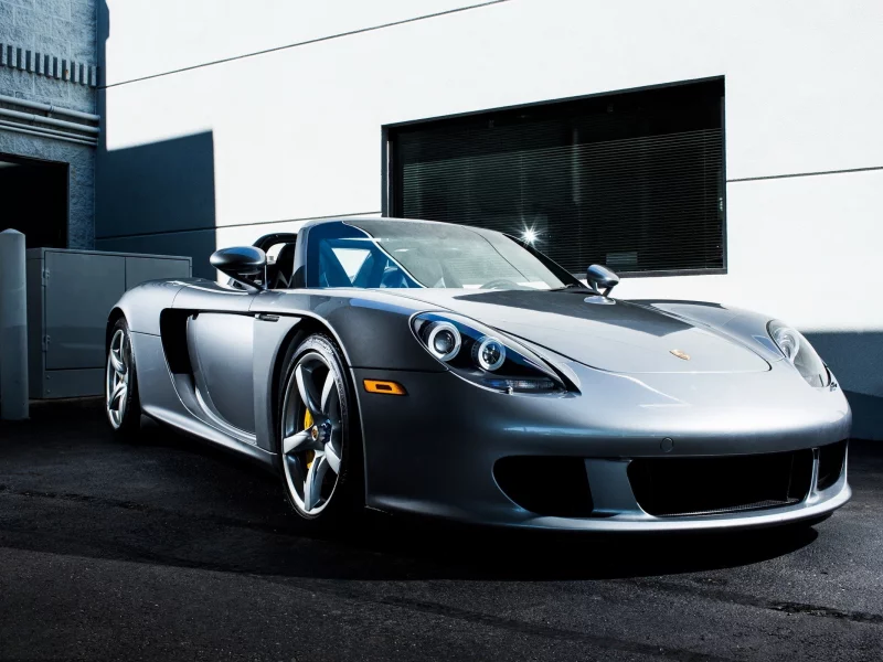 карера, Porsche carrera gt, здание, спорткар, порше