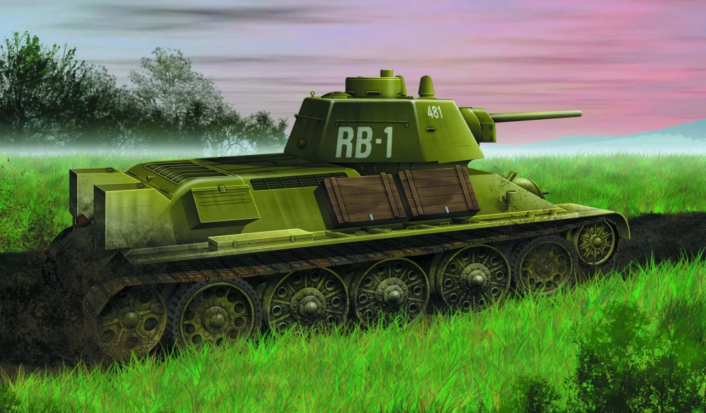 танк, Советский, средний, тридцатьчетверка, т-34-76