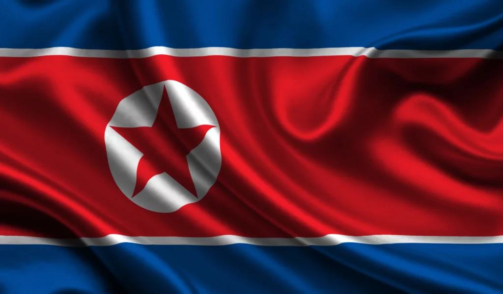 North korea, северная корея, флаг