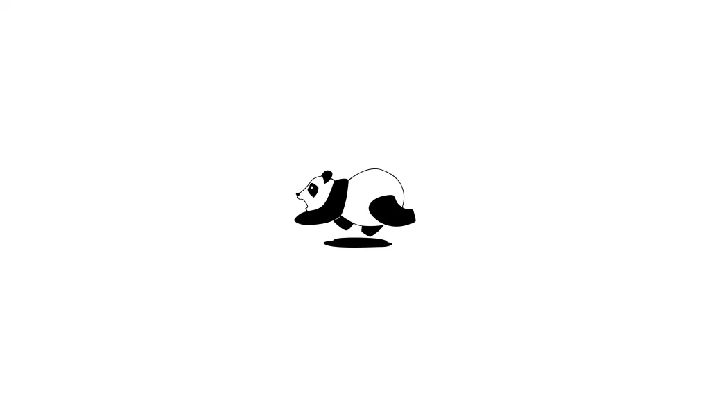 black, черное, черно-белый, panda, black and white, white, белое, Панда