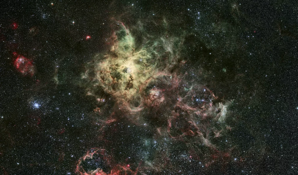 тарантул, созвездие, эмиссионная туманность, Ngc 2070