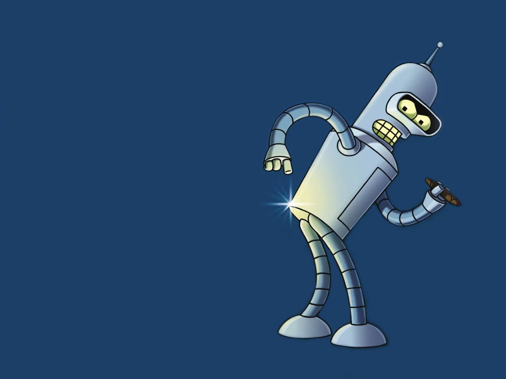 синий, Футурама, робот, бендер, bender bending rodriguez, futurama