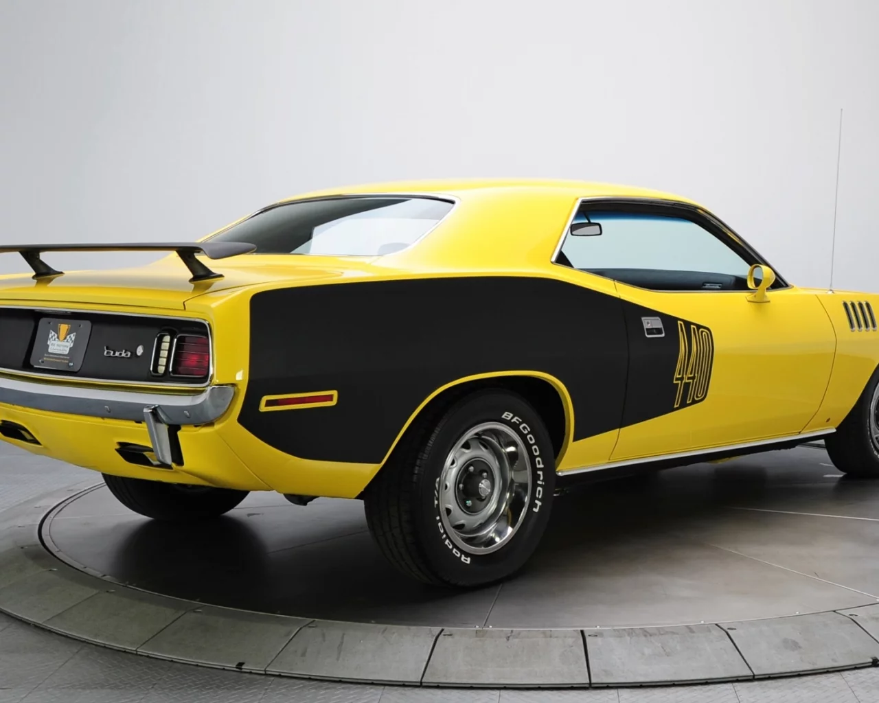 барракуда, 1971, вид сзади, cuda, Plymouth, 440, куда, плимут