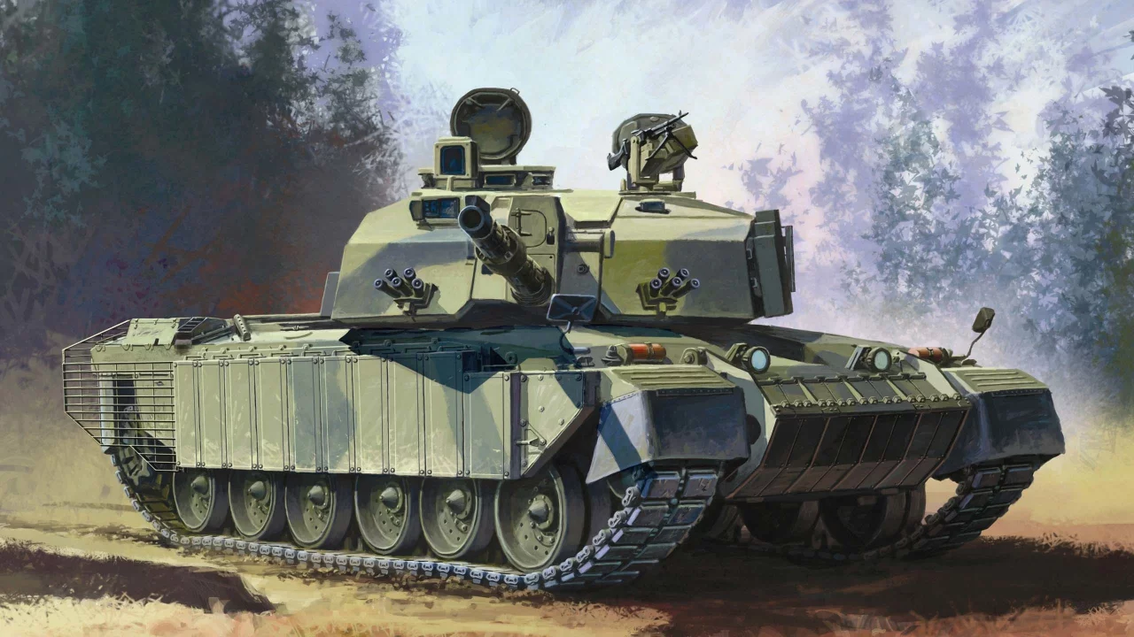рисунок, основной, челленджер 2, Арт, боевой, challenger 2