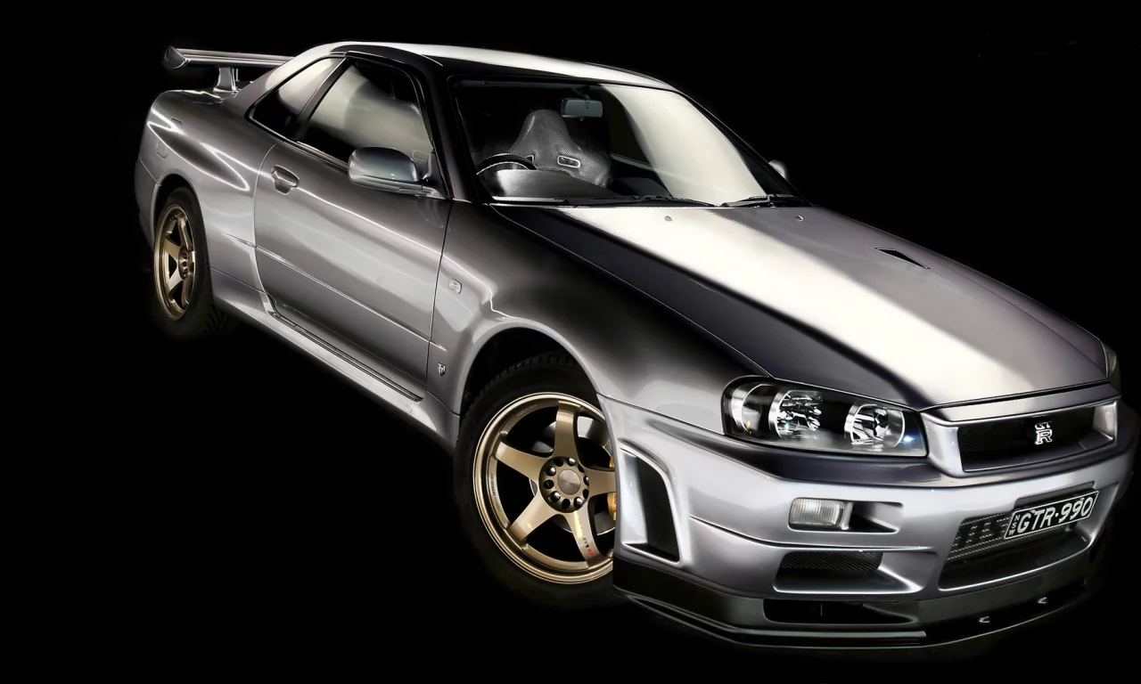 gt-r, скайлайн, silvery, серебристый, r34, ниссан, skyline, Nissan