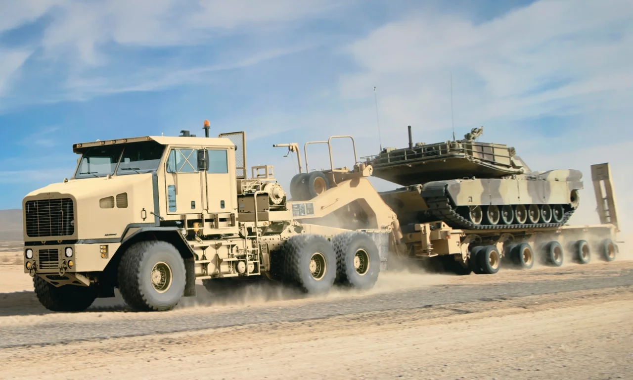 тягачь, m1070a1, трак, грузовик, Oshkosh, танк, truck, ошкош, het