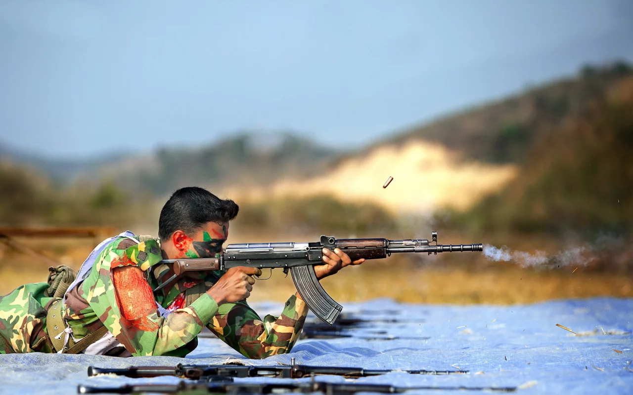 Bangladesh army, оружие, солдат
