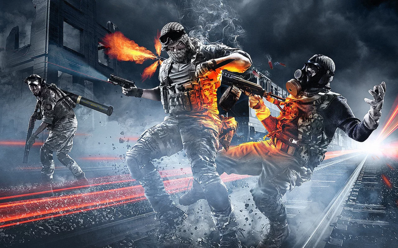 бандиты, Battlefield 3, солдаты, поле битвы 3, war, война