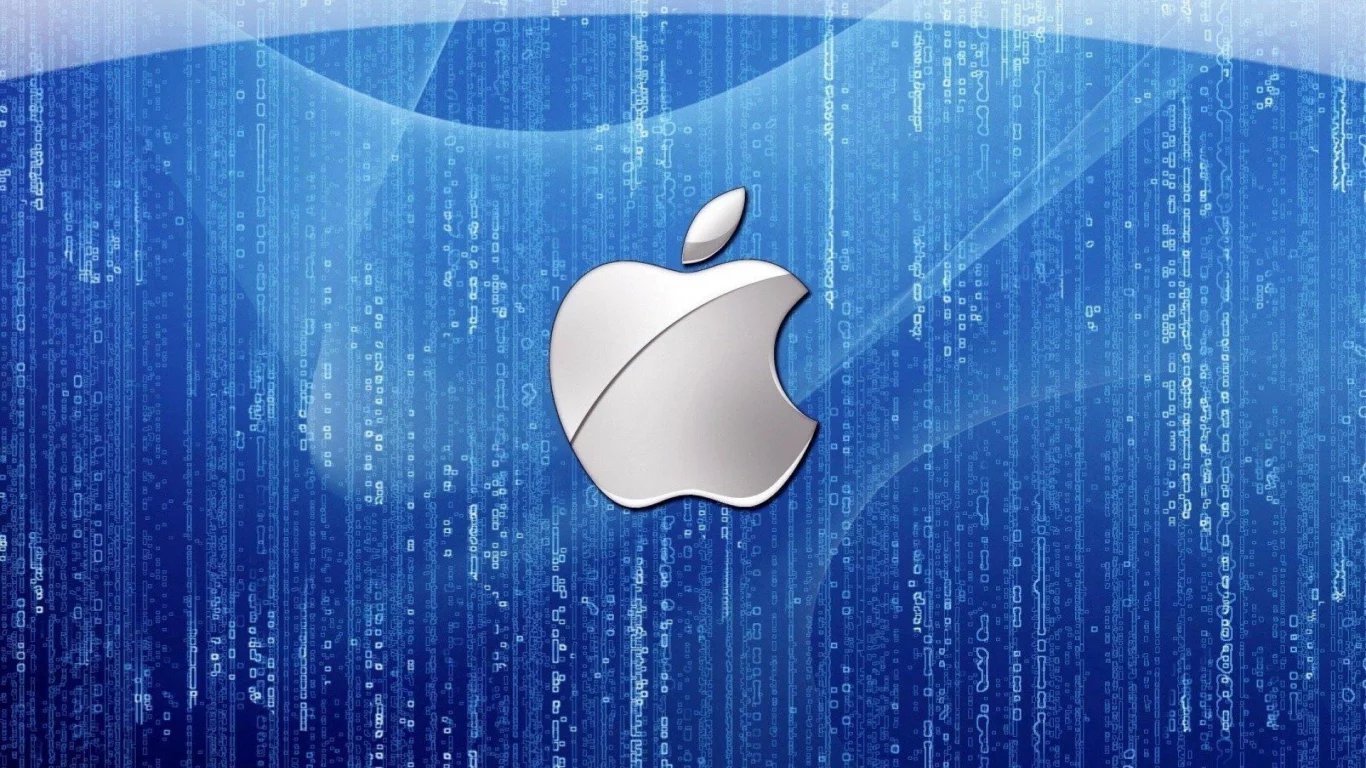 полосы, Apple, лого, бренд, яблоко