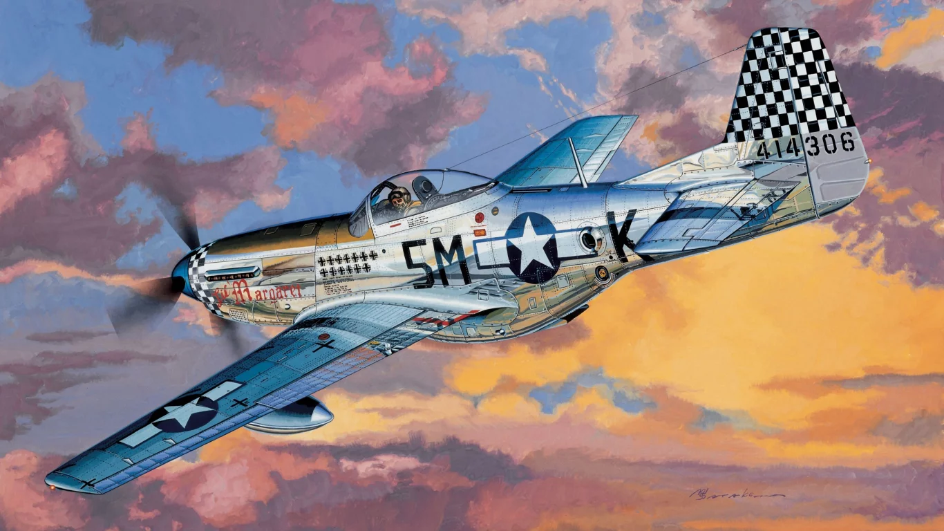 F-6d, истребитель, американский, mustang, самолёт, мустанг