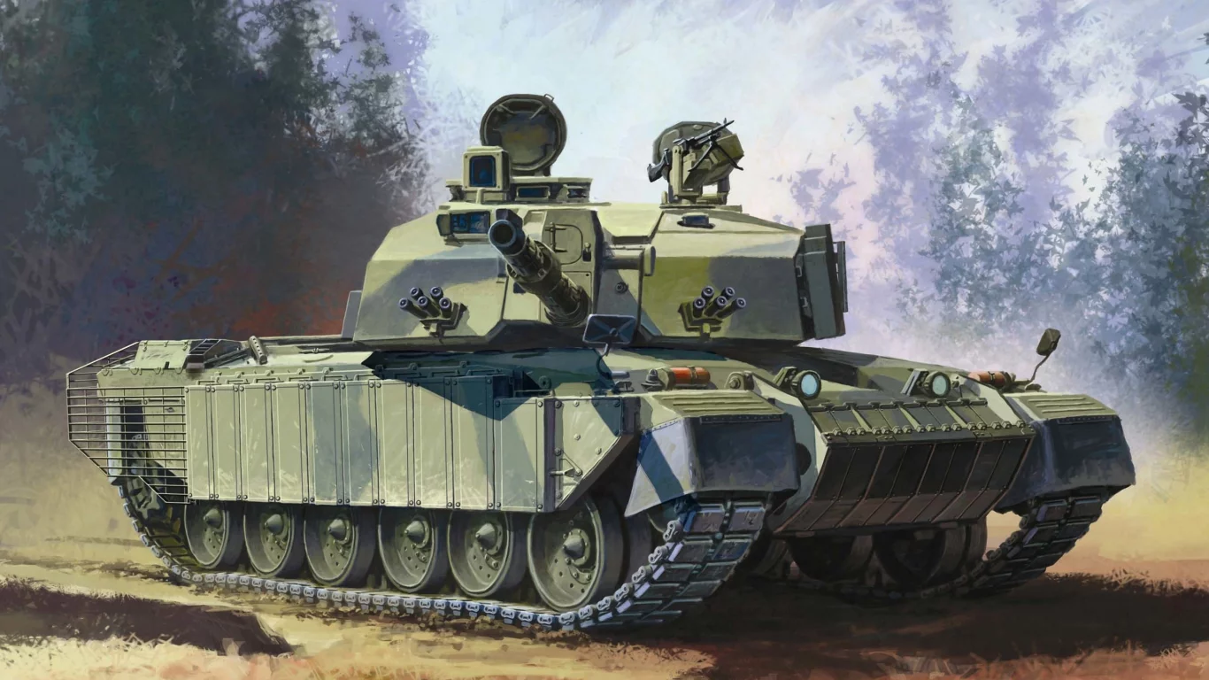 рисунок, основной, челленджер 2, Арт, боевой, challenger 2