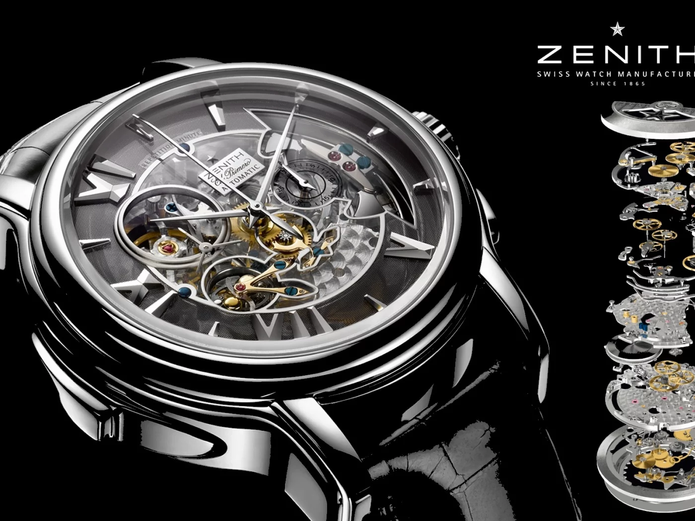 механизм, watch, zenith, Часы