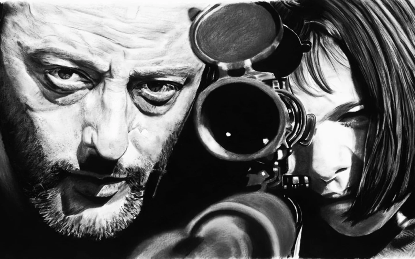 арт, natalie portman, натали портман, jean reno, Леон, leon, жан рено