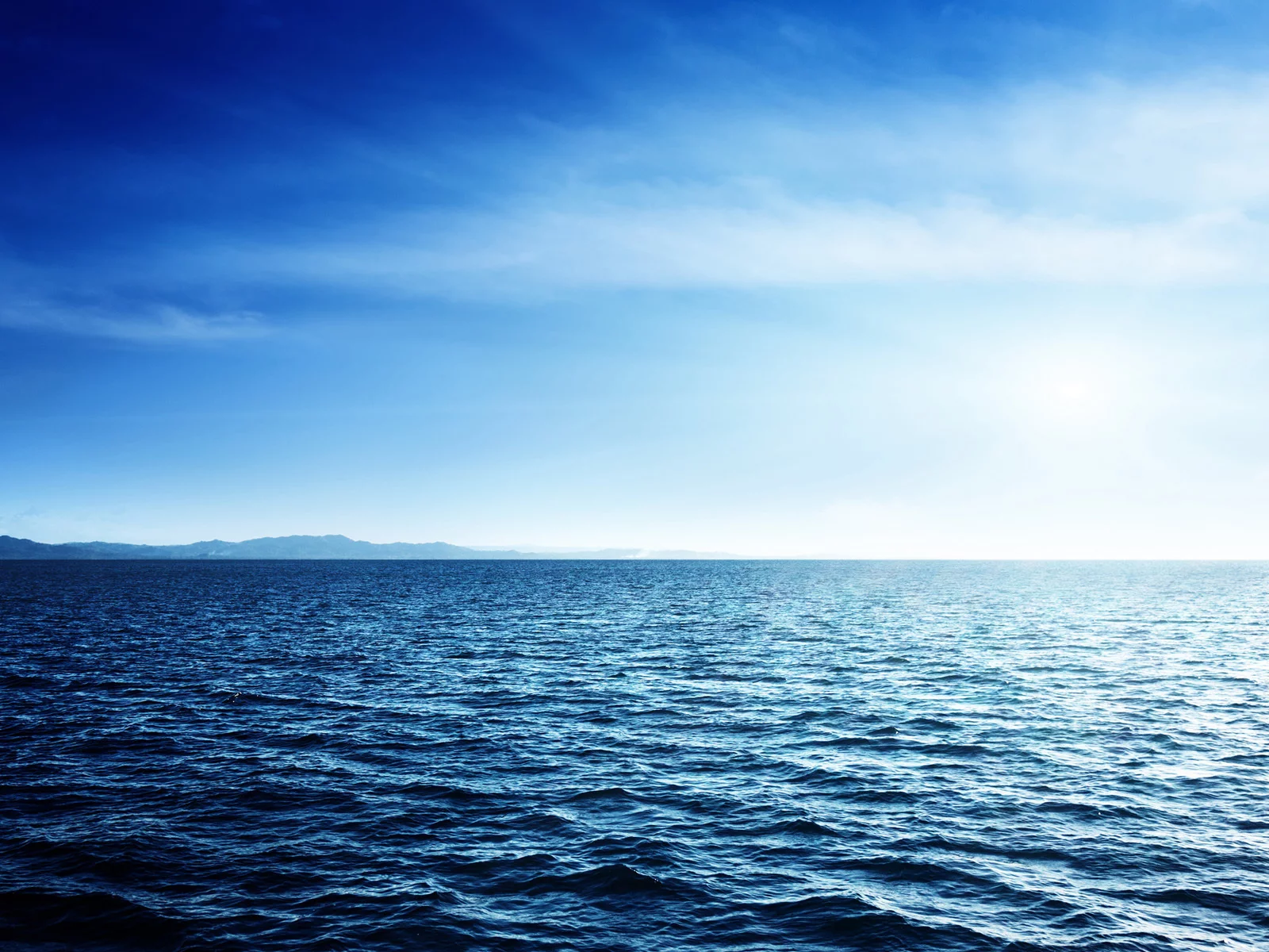 вода, океан, горизонт, Море, небо