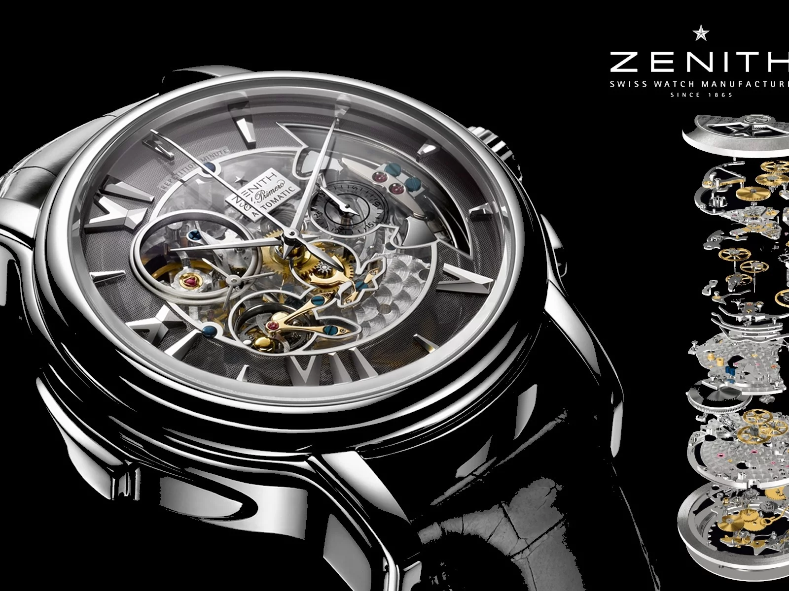 механизм, watch, zenith, Часы