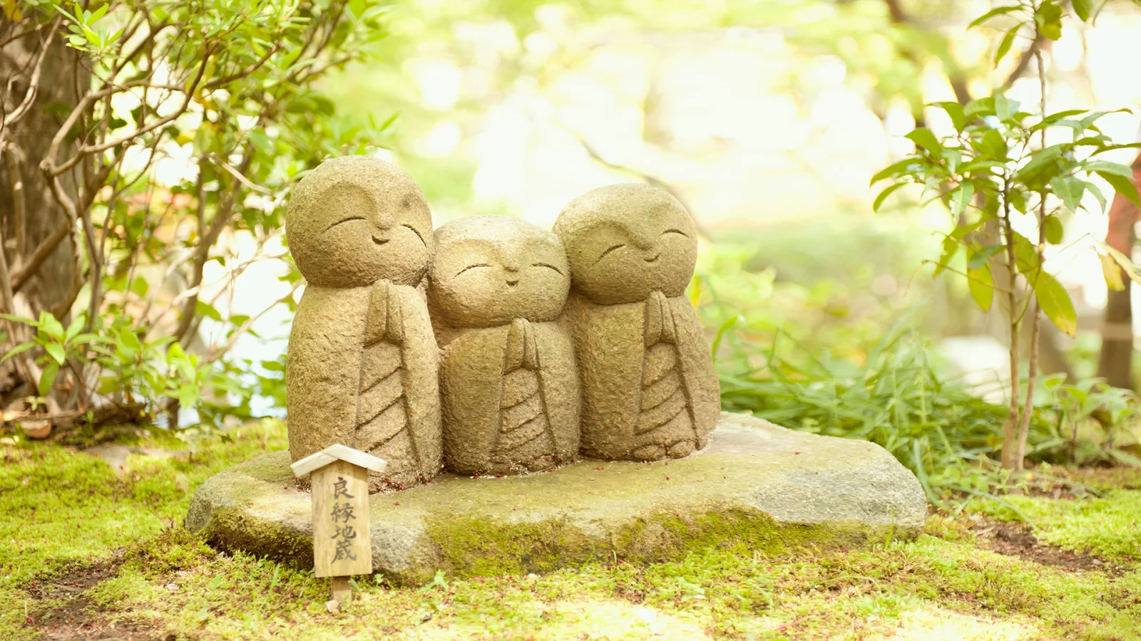 happy, Buddha, twree buddha