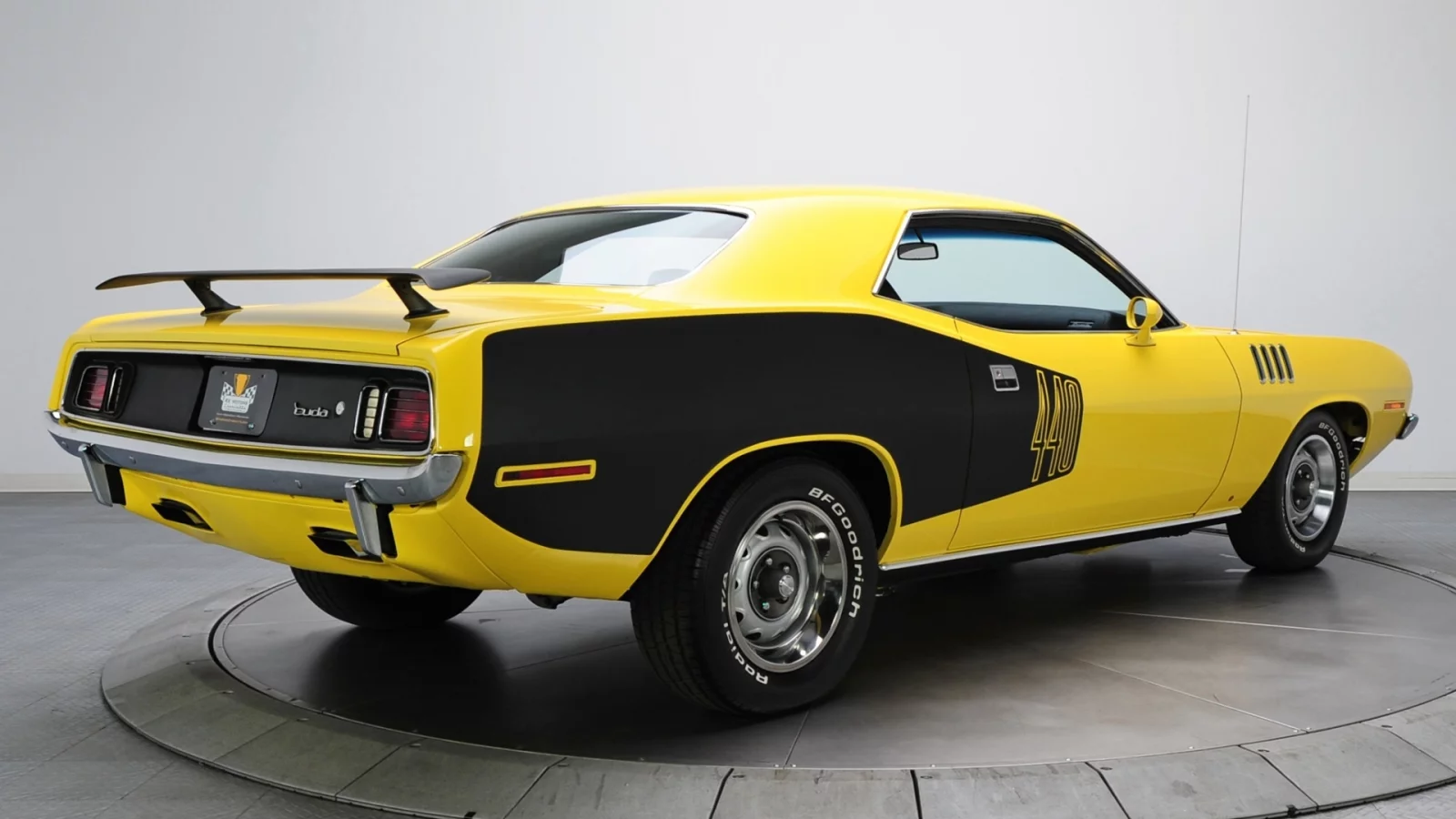 барракуда, 1971, вид сзади, cuda, Plymouth, 440, куда, плимут