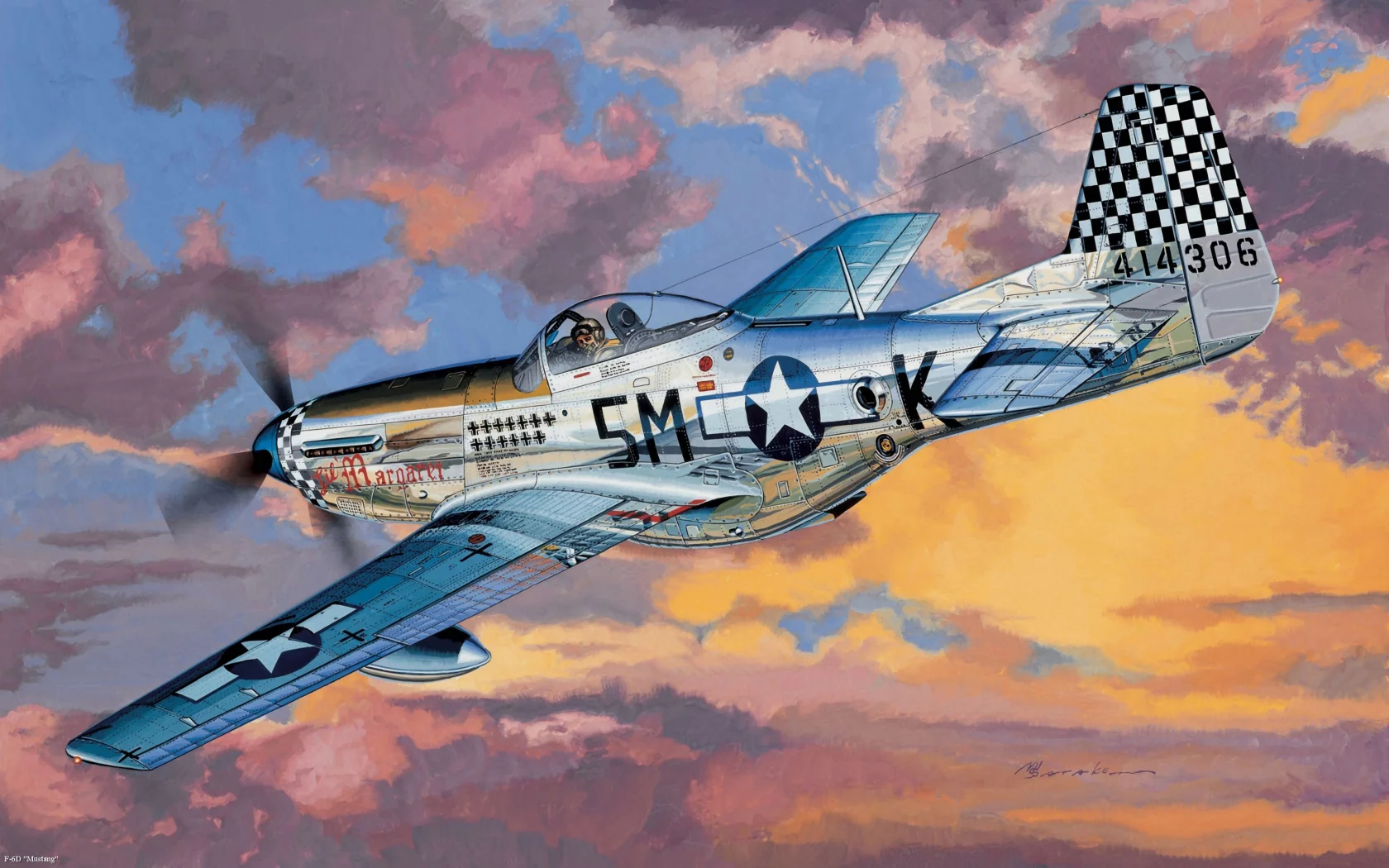 F-6d, истребитель, американский, mustang, самолёт, мустанг