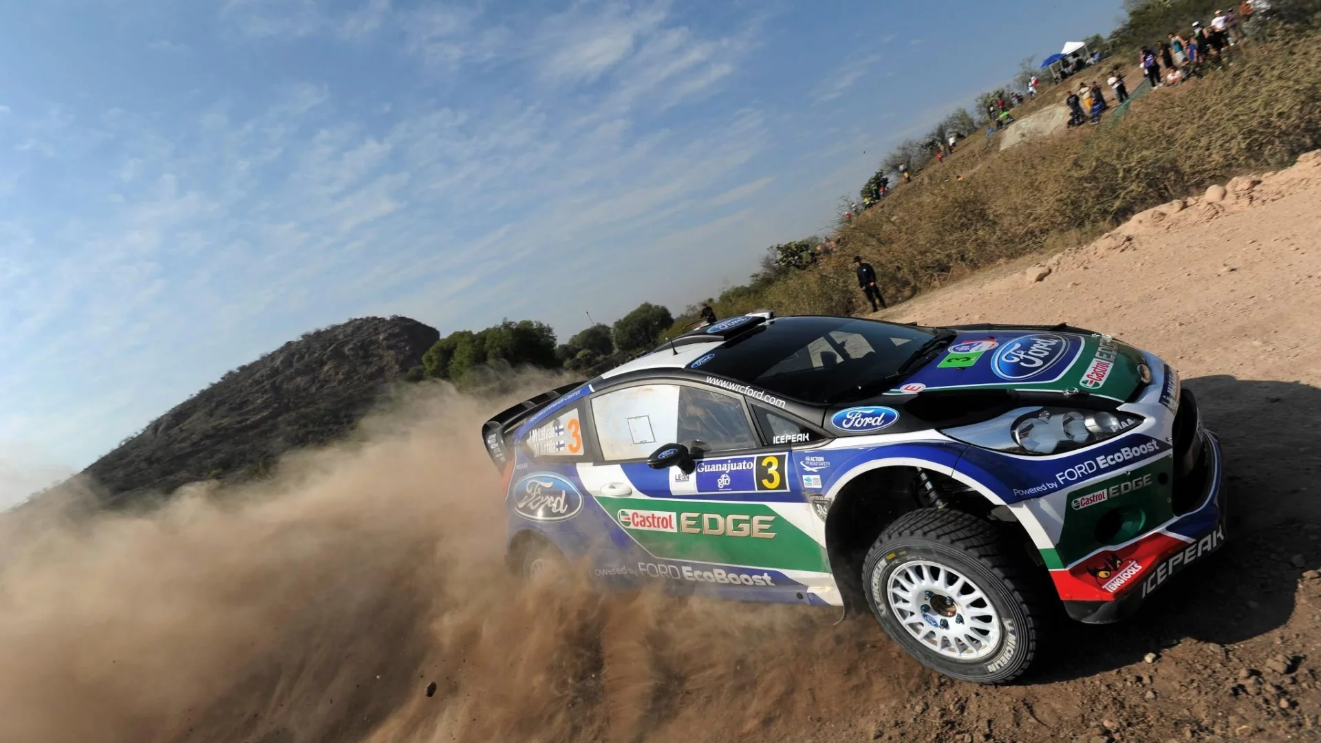rally, ралли, латвала, mexico, пыль, fiesta, jm latvala, wrc, Ford, rs