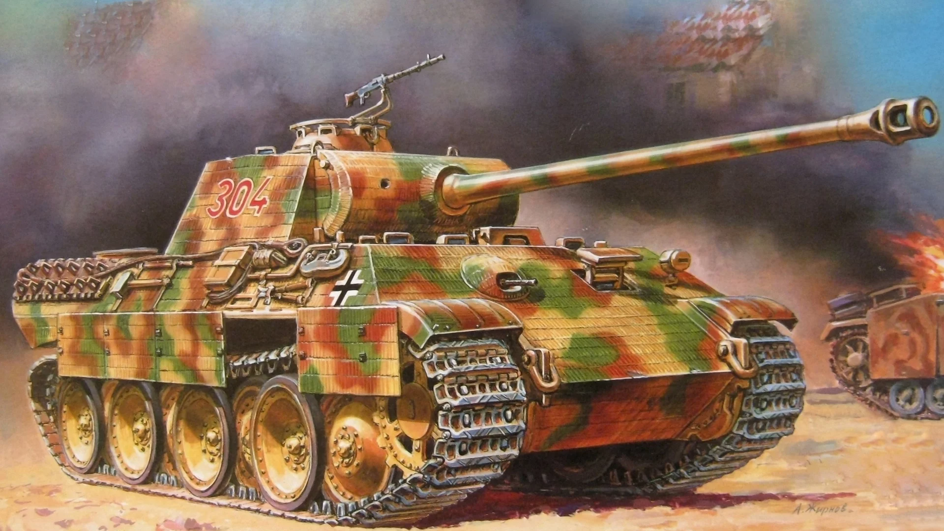 пантера, обои, Pzkpfw v ausf a, танк